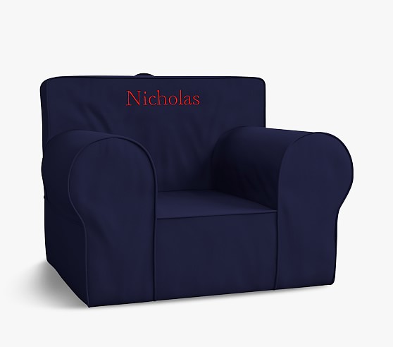 pottery barn navy chair