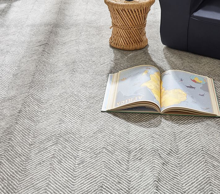 Herringbone Rug Patterned Rugs Pottery Barn Kids