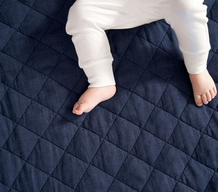 Belgian Flax Linen Baby Bedding Crib Bedding Pottery Barn Kids