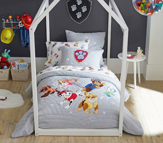 paw patrol queen sheets