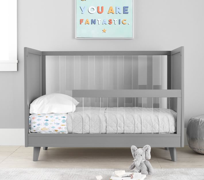 Sloan Acrylic Toddler Bed & Conversion Kit Pottery Barn Kids