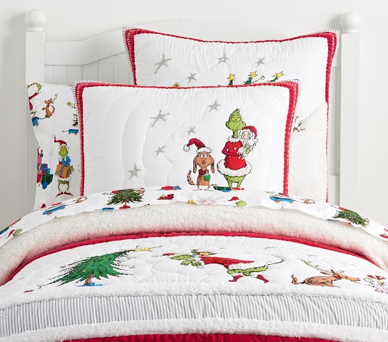 grinch bed covers