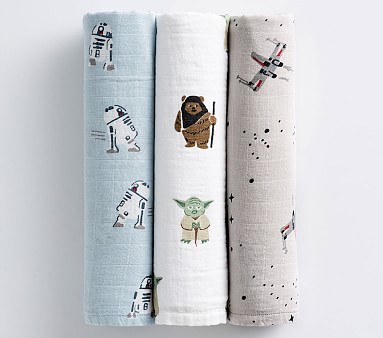 pottery barn star wars swaddle