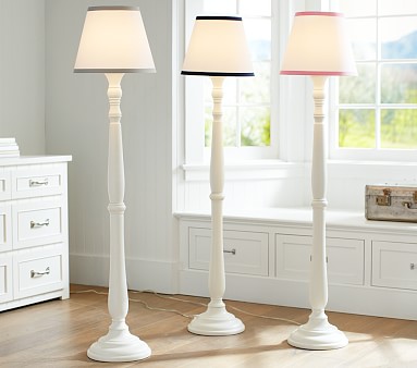 pottery barn floor lamp shades