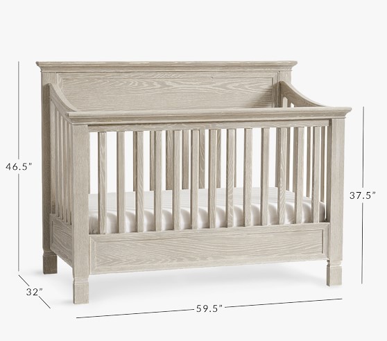 convertible crib dimensions