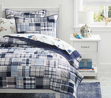 madras plaid duvet