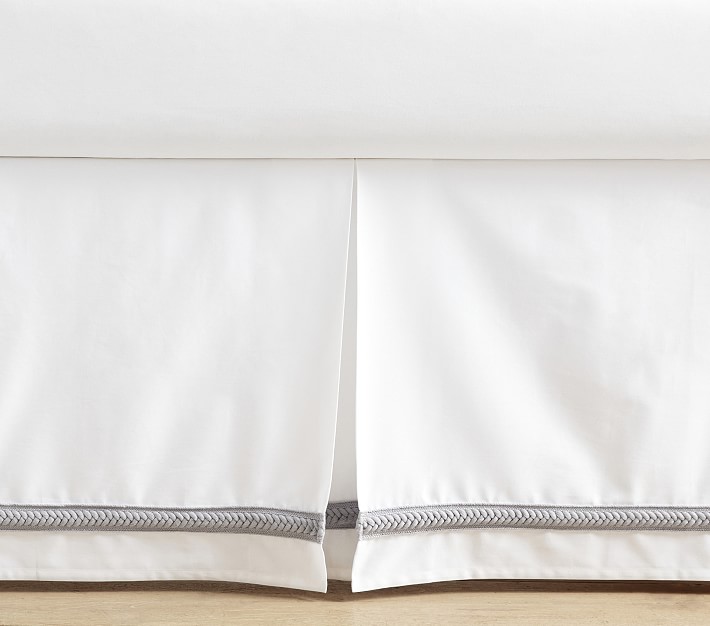 Sutton Crib Skirt Pottery Barn Kids