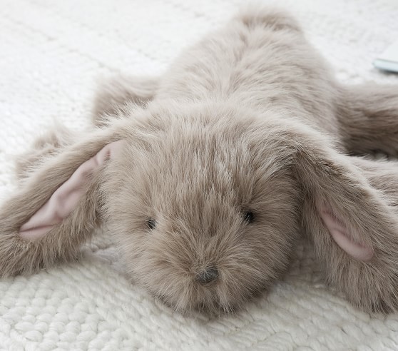 weighted bunny plush