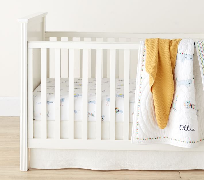 organic ollie crib fitted sheet