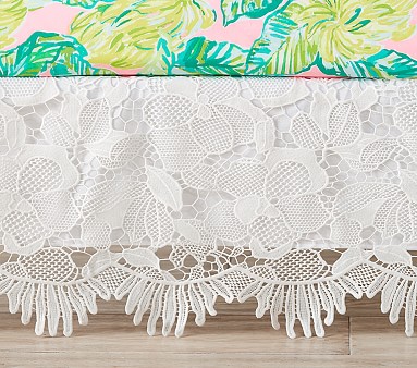 Lilly Pulitzer Eyelet Trim Crib Skirt 