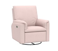 blush pink nursery chair