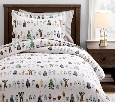 holiday flannel duvet