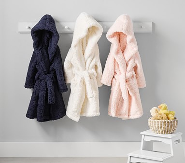 Solid Sherpa Robes - Pottery Barn Kids