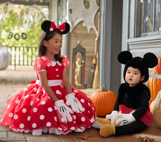Disney Minnie Mouse Classic Girls' Costume Red 7-8 M 