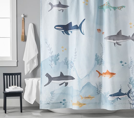 fish themed bath towels