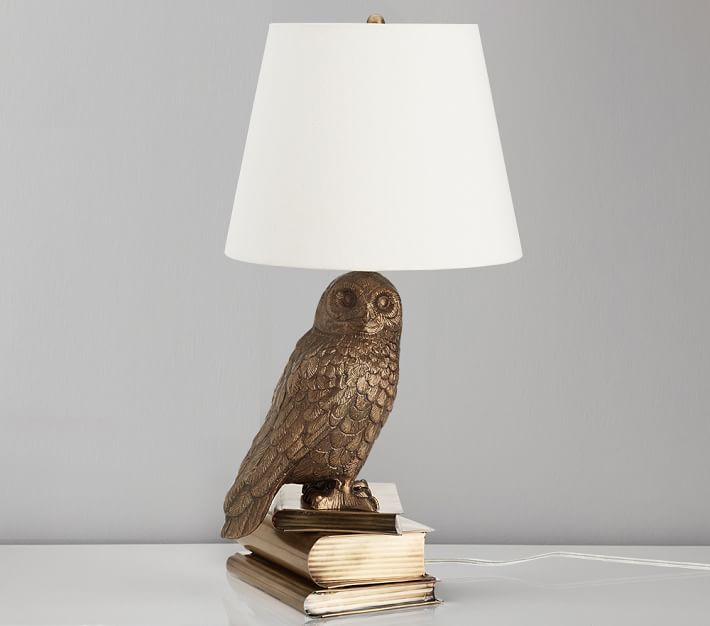 pottery barn owl lamp