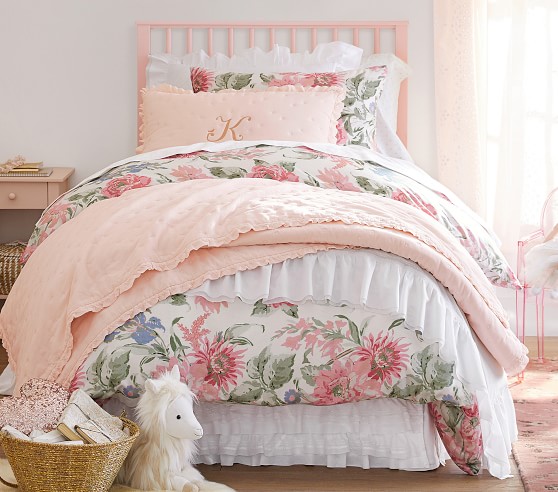 pottery barn rose duvet