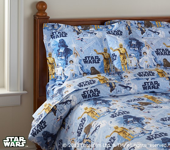 star wars double bed quilt cover