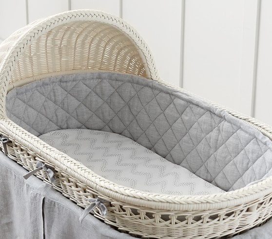 bassinet and mattress