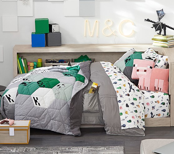 minecraft quilt cover set