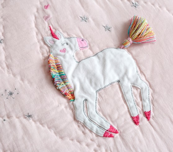 Rainbow Unicorn Kids Comforter Set 