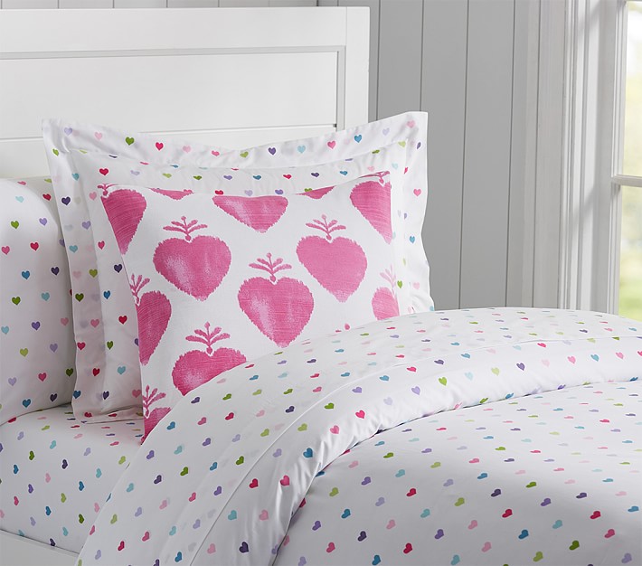 heart duvet