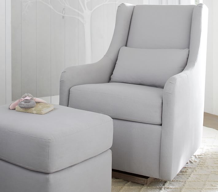 Merced Nursery Glider & Ottoman Pottery Barn Kids