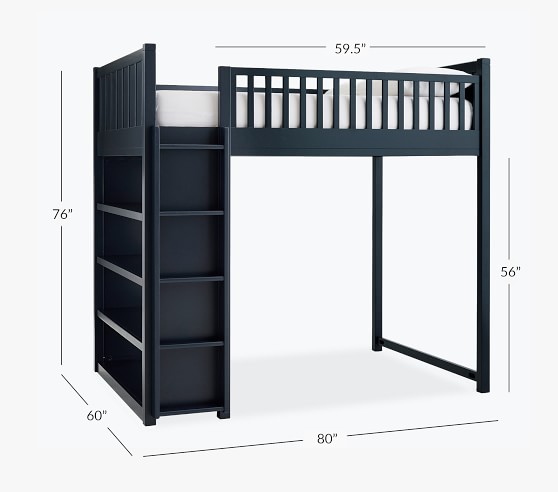 camp full loft bed