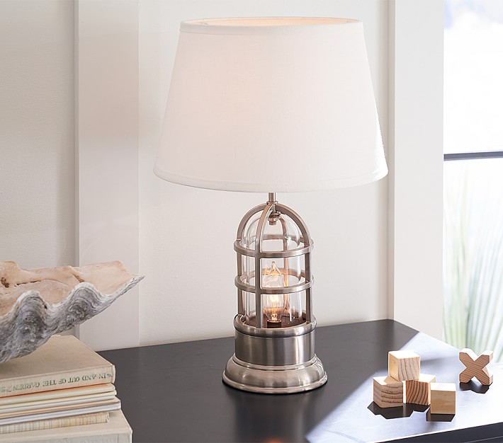 pottery barn white lamp