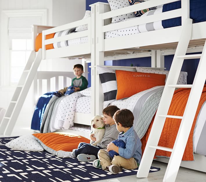 pottery barn kendall twin over full bunk bed