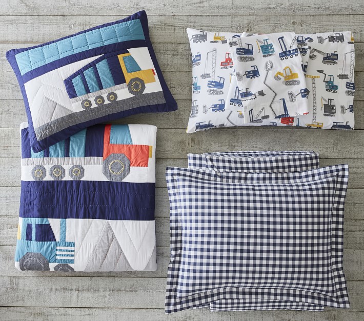 Jax Construction Bedding Set Pottery Barn Kids