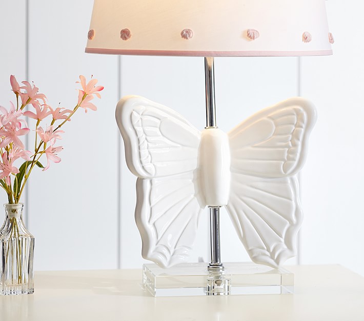 butterfly lamp pottery barn