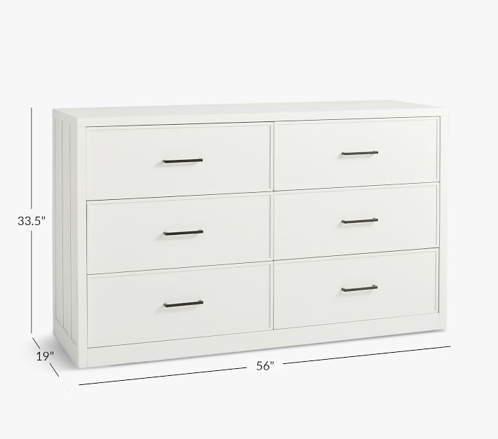 Modern Farmhouse Extra-Wide Dresser | Pottery Barn Kids