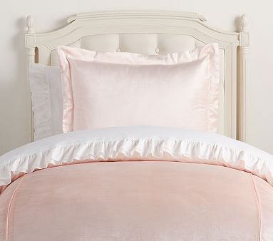 shimmer velvet duvet cover