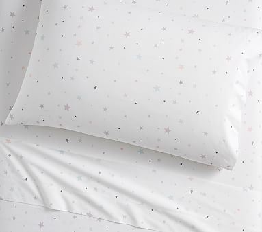 Organic Twinkle Star Kids' Sheet Set | Pottery Barn Kids
