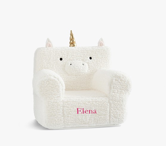 pottery barn foam chair