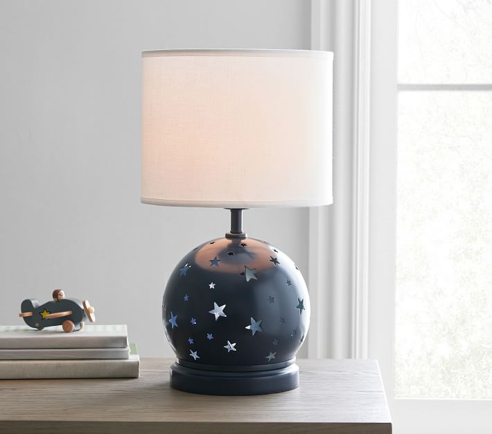 navy star lamp