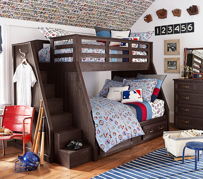 MLB™ American League™ Sheet Set & Pillowcases Pottery Barn Kids