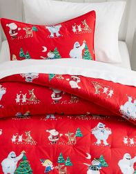 Kids Christmas Bedding: Duvets, Sheets & Pillows | Pottery Barn Kids