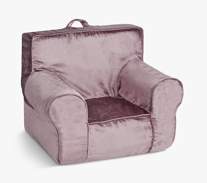 My First Anywhere Chair®, Fig Velvet | Pottery Barn Kids