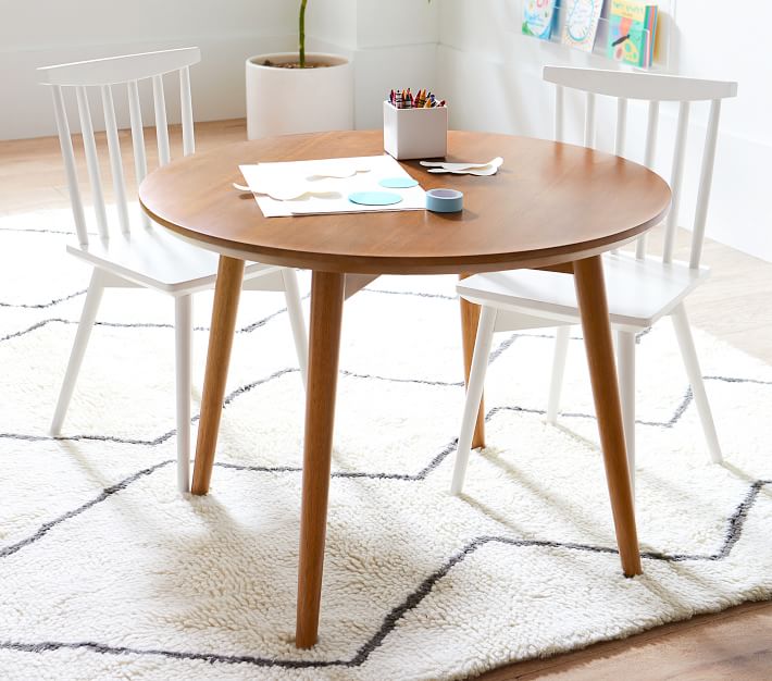 pottery barn mid century chair