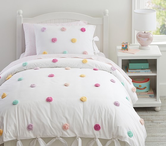 Zoey Pom-Pom Duvet Cover \u0026 Shams 