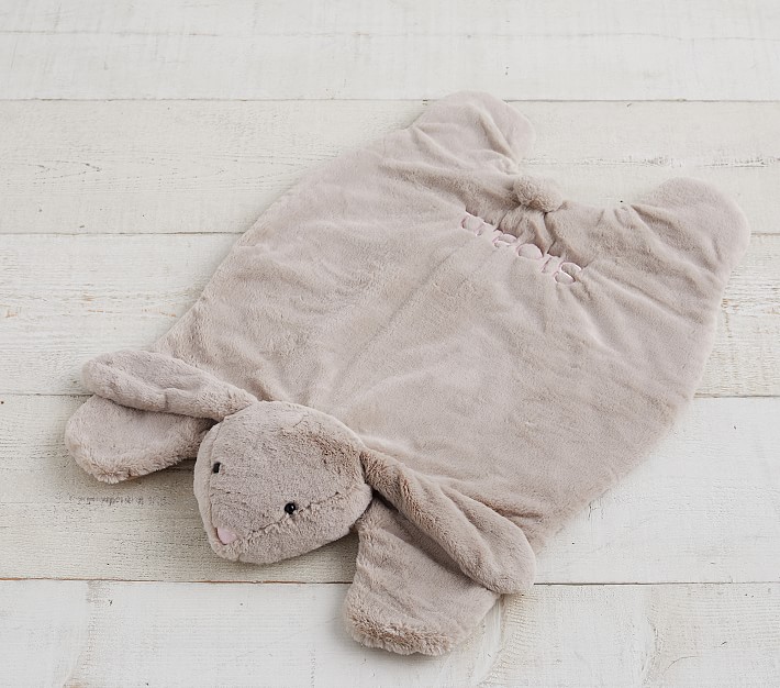 bunny plush play mat
