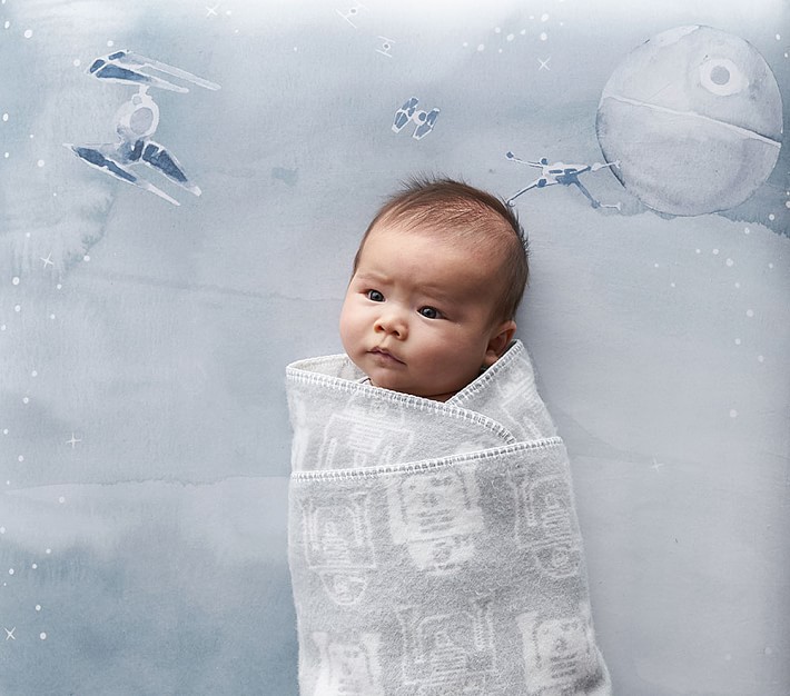 Star Wars™ Death Star™ Organic Crib Fitted Sheet Bundle Set of 2