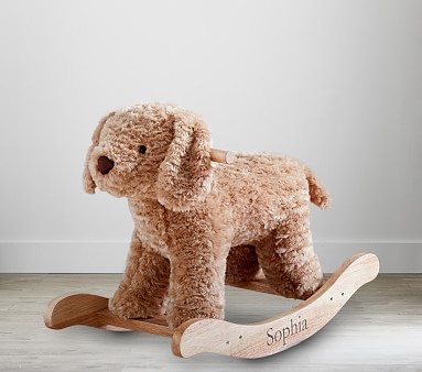 pottery barn labradoodle rocker