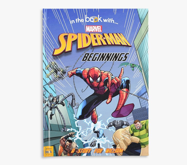 Spiderman Beginnings Personalized Marvel Storybook | Kids Books | Pottery Barn Kids