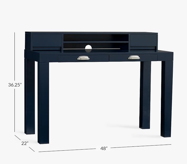 parsons desk hutch