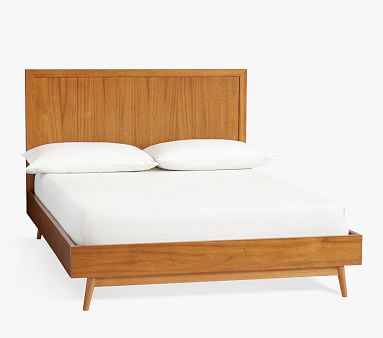 west elm x pbk Mid Century 4-in-1 Double Bed Conversion Kit, Acorn, Standard Parcel