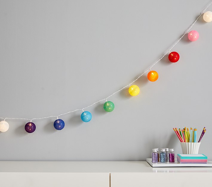 rainbow hanging lights