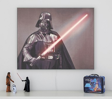 token vertrouwen Bestrating Star Wars™ Darth Vader™ LED Art | Pottery Barn Kids
